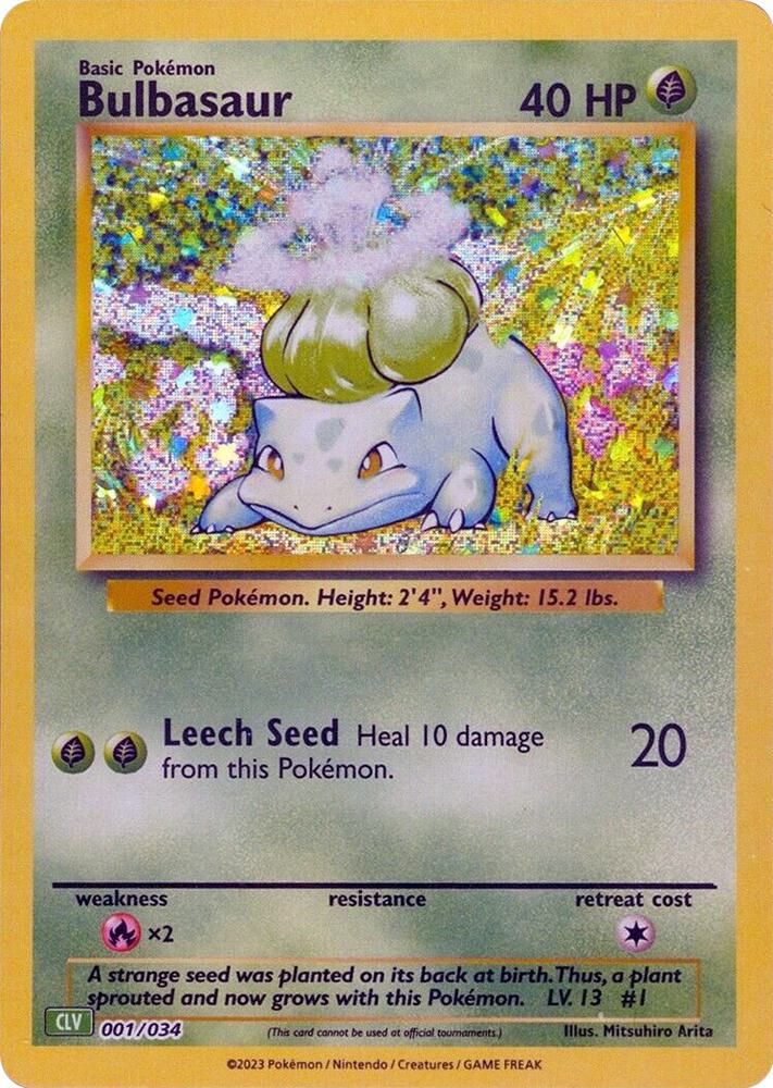 Bulbasaur (001/034) (CL)