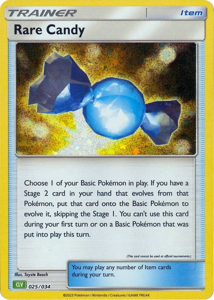 Rare Candy (CLV) (025/034) (CL)