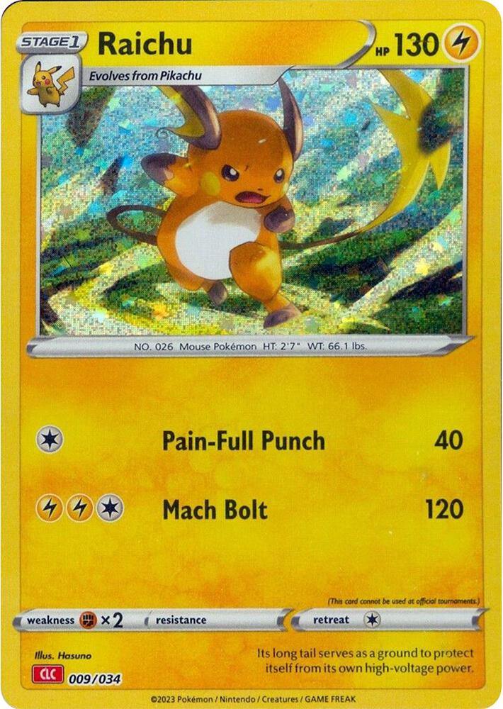 Raichu (009/034) (CL)