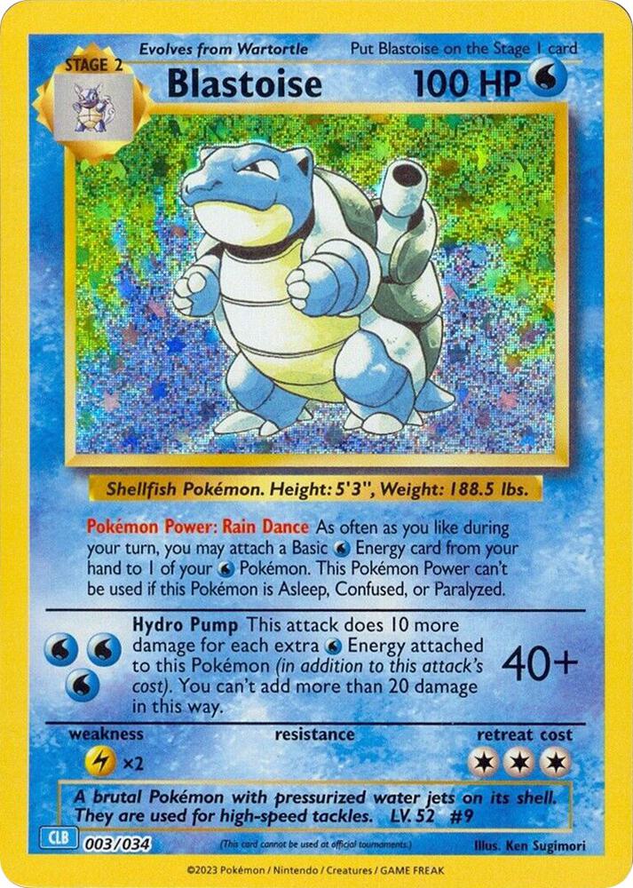 Blastoise (003/034) (CL)