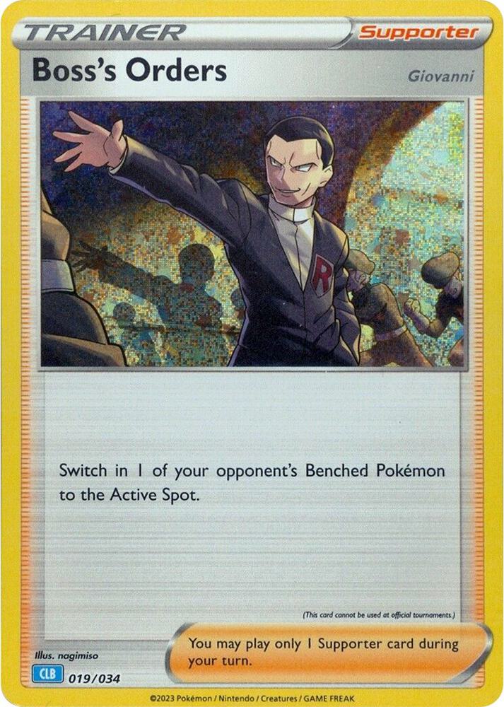 Boss's Orders [Giovanni] (CLB) (019/034) (CL)