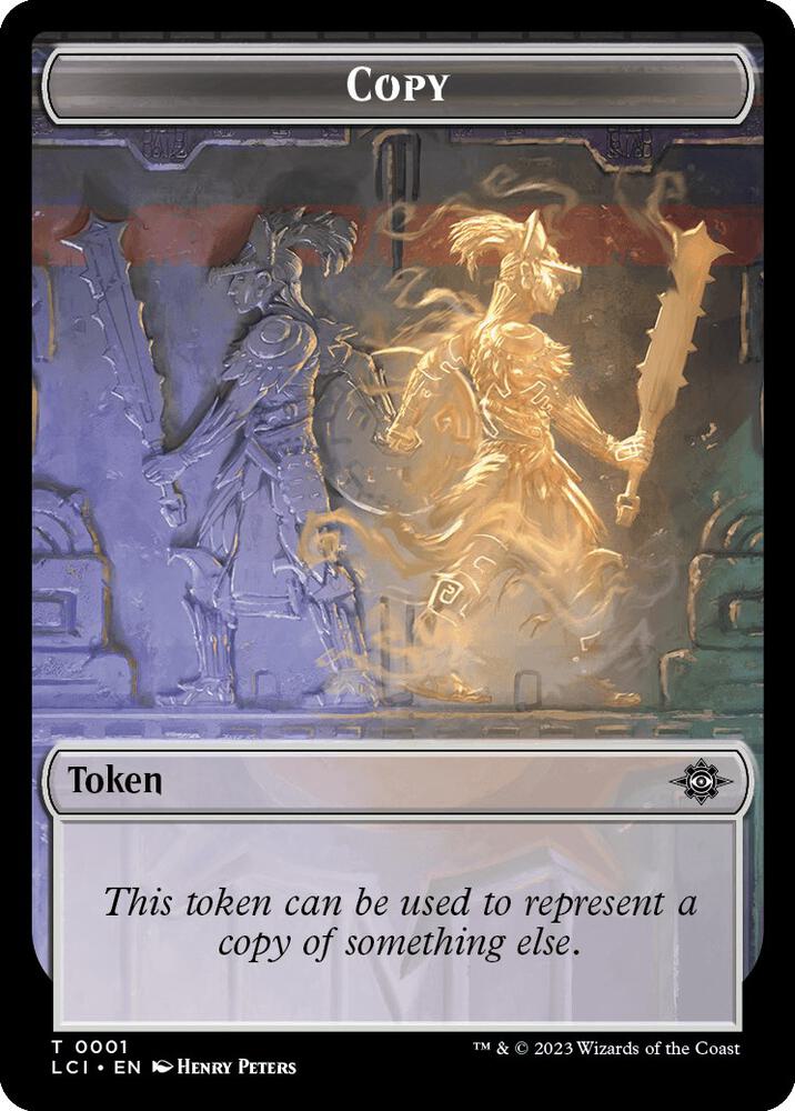 Copy // Bat Double-Sided Token (1 // 6) (LCI)