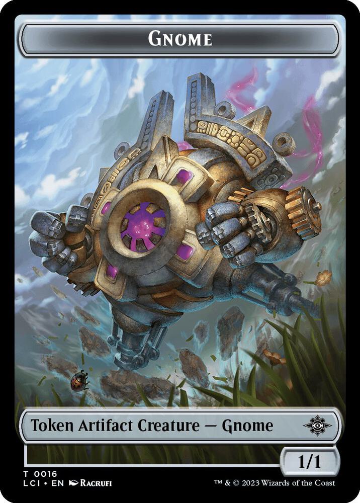 Gnome // Bat Double-Sided Token (16 // 6) (LCI)