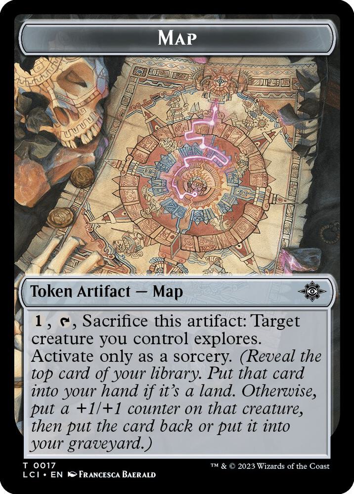 Map // Spirit Double-Sided Token (17 // 14) (LCI)