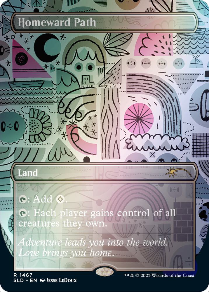Homeward Path (1467) (Rainbow Foil) (1467) (SLD)