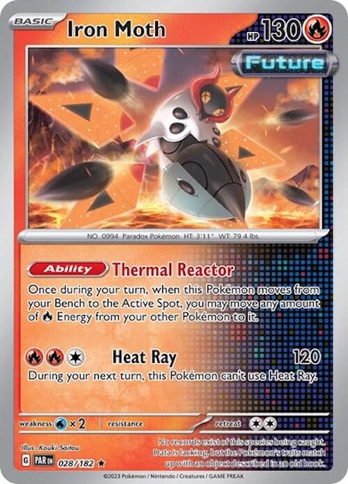 Iron Moth - 028/182 (Cosmos Holo) (028/182) (MCAP)
