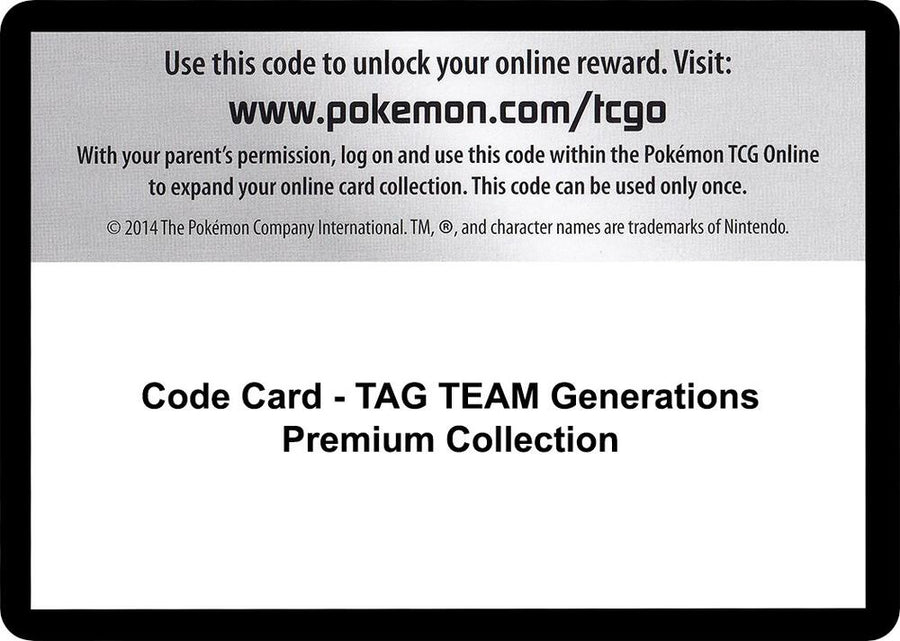 Code Card - TAG TEAM Generations Premium Collection (MCAP)
