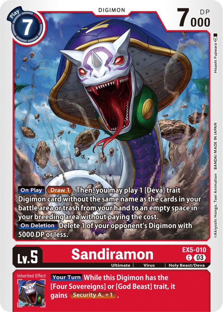 Sandiramon (EX5-010 C) (EX-05)
