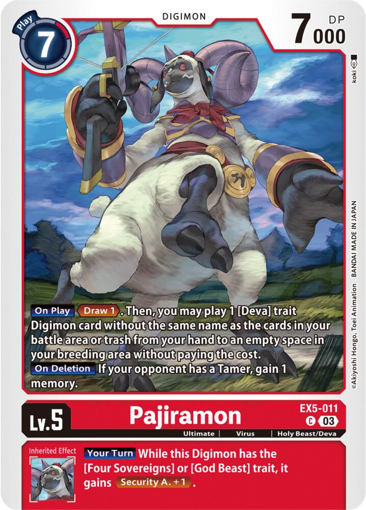 Pajiramon (EX5-011 C) (EX-05)