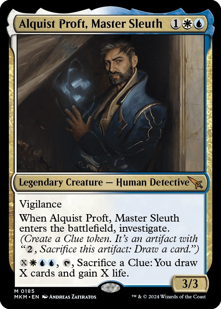 Image for Alquist Proft, Master Sleuth (185) (MKM) - Magic: The Gathering