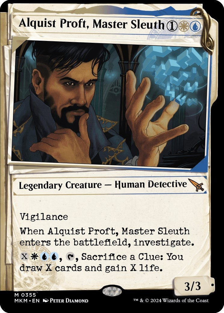 Image for Alquist Proft, Master Sleuth (Showcase) (355) (MKM) - Magic: The Gathering