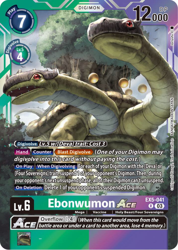 Ebonwumon ACE (EX5-041 R) (EX-05)