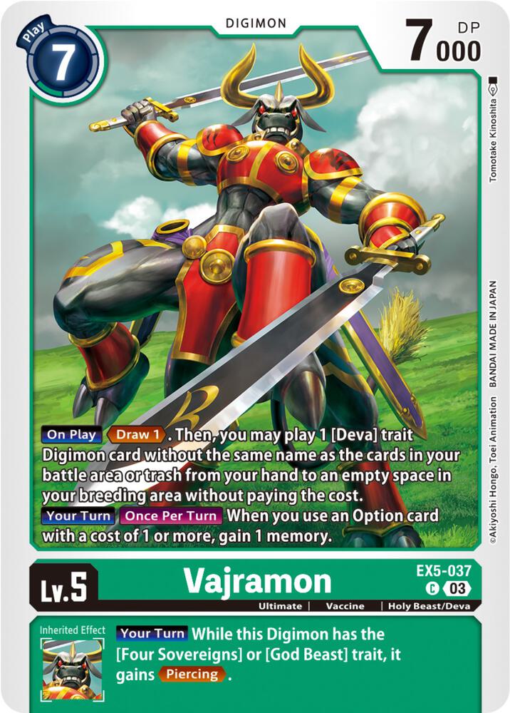 Vajramon (EX5-037 C) (EX-05)