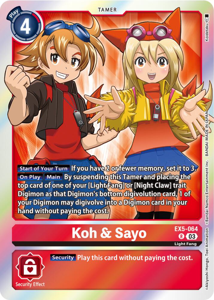 Koh & Sayo (EX5-064 R) (EX-05)