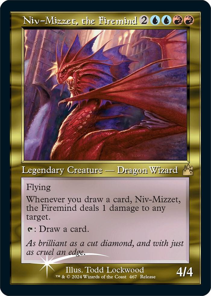 Niv-Mizzet, the Firemind (Retro Frame) (467) (LARP)