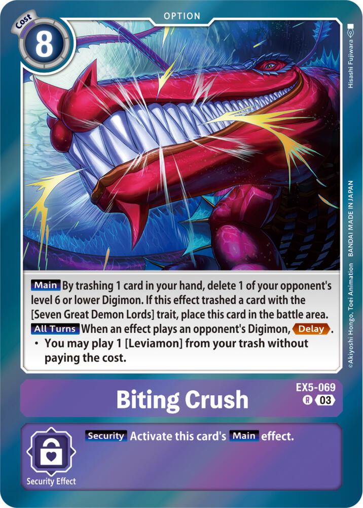 Biting Crush (EX5-069 R) (EX-05)