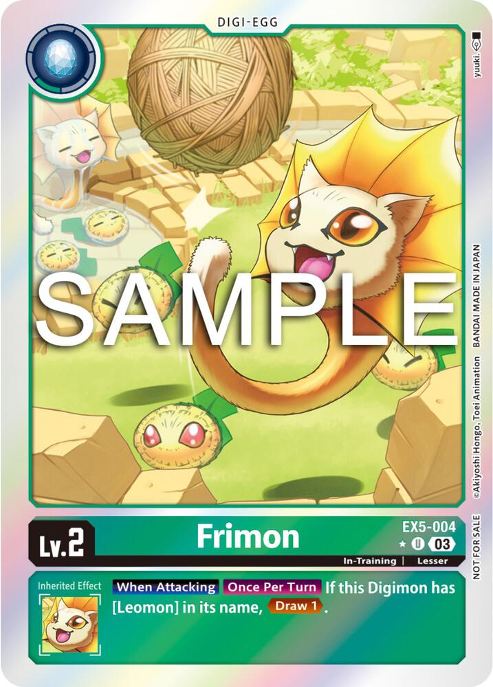 Frimon (Animal Colosseum Box Promotion Pack) (EX5-004 U) (EX-05)