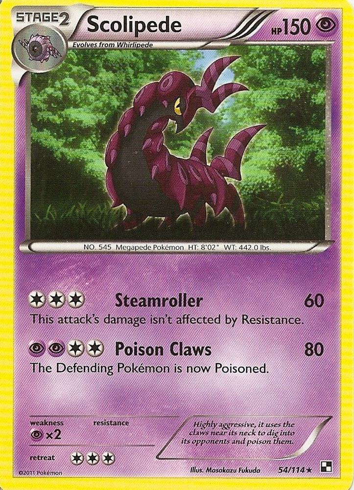 Scolipede - 54/114 (Cracked Ice Holo) (54/114) (BLE)