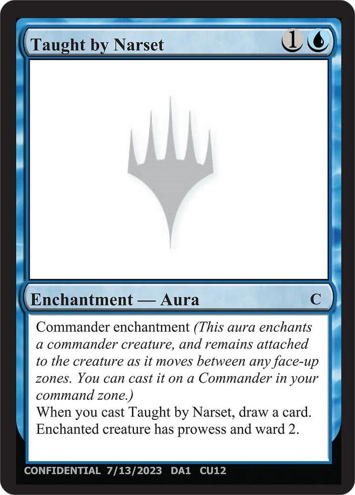 Taught by Narset (UNK)