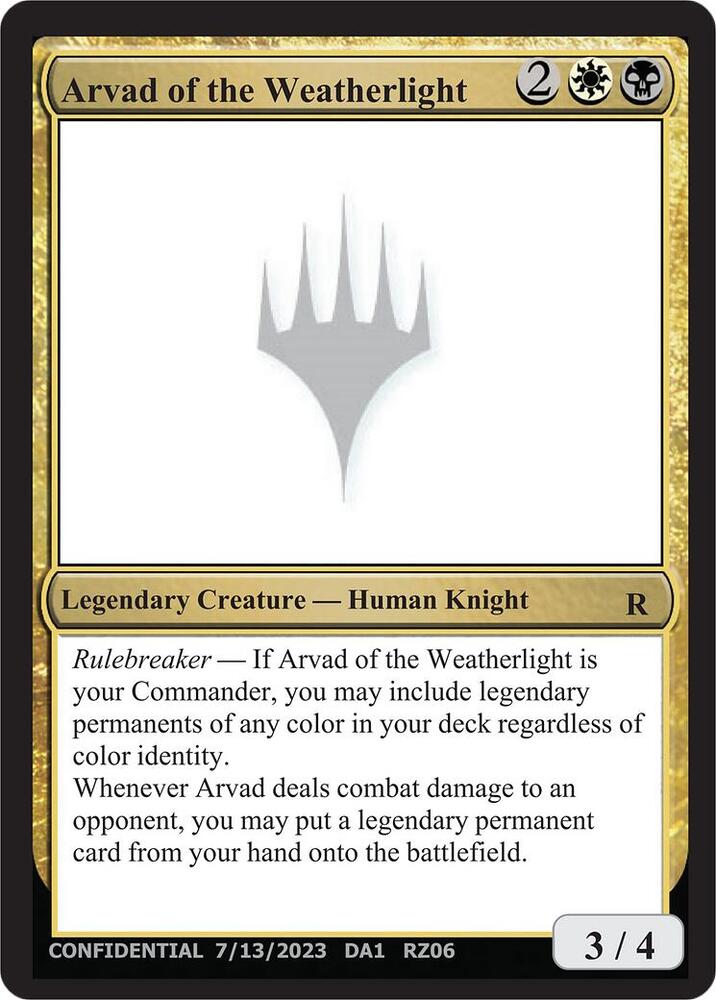 Arvad of the Weatherlight (UNK)