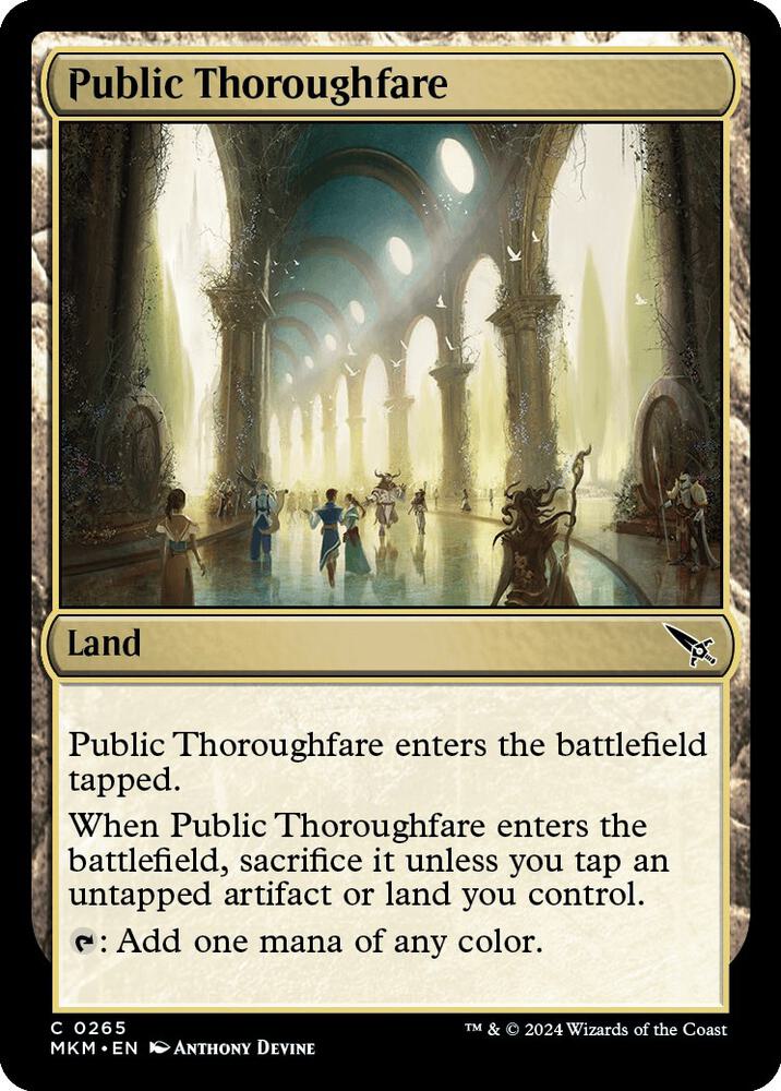 Public Thoroughfare (265) (MKM)