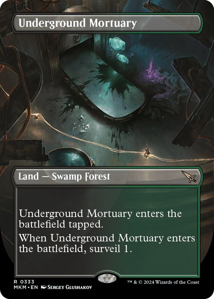 Underground Mortuary (Borderless) (333) (MKM)