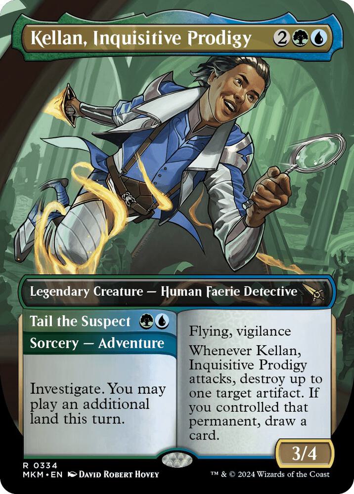 Kellan, Inquisitive Prodigy (Borderless) (334) (MKM)