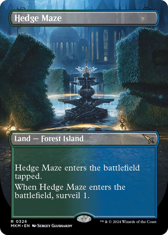 Hedge Maze (Borderless) (326) (MKM)