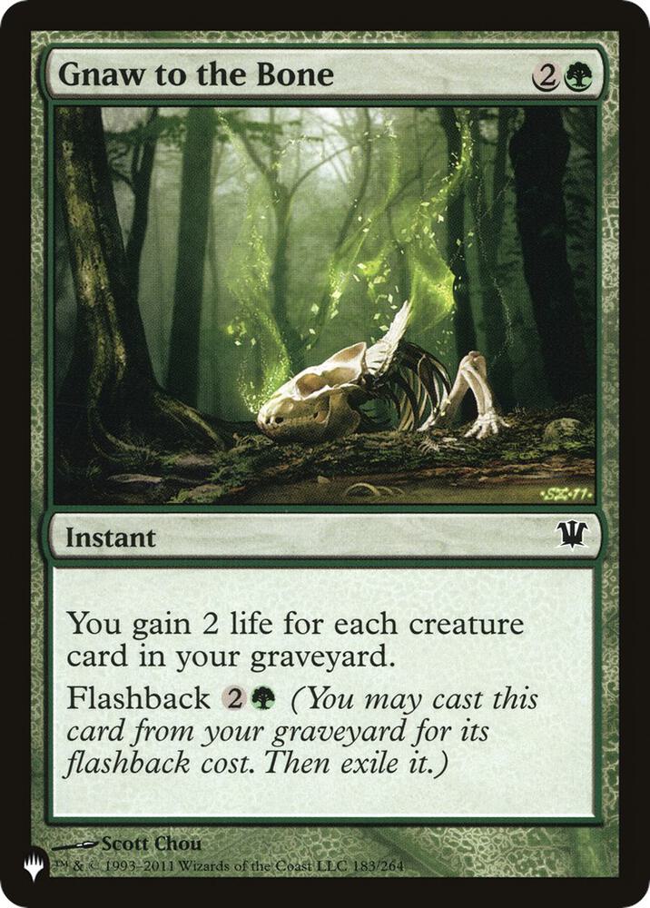 Gnaw to the Bone (183/264) (LIST)