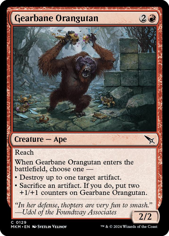 Gearbane Orangutan (129) (MKM)