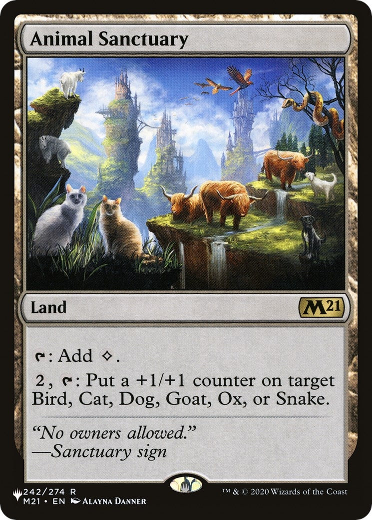 Image for Animal Sanctuary (242/274) (LIST) - Magic: The Gathering