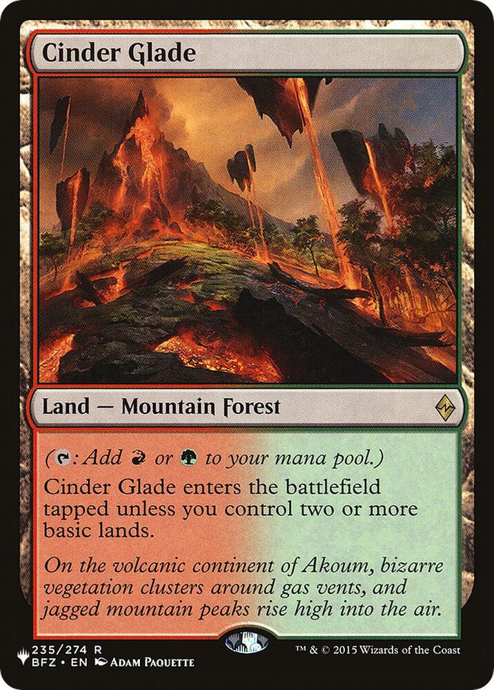 Cinder Glade (235/274) (LIST)