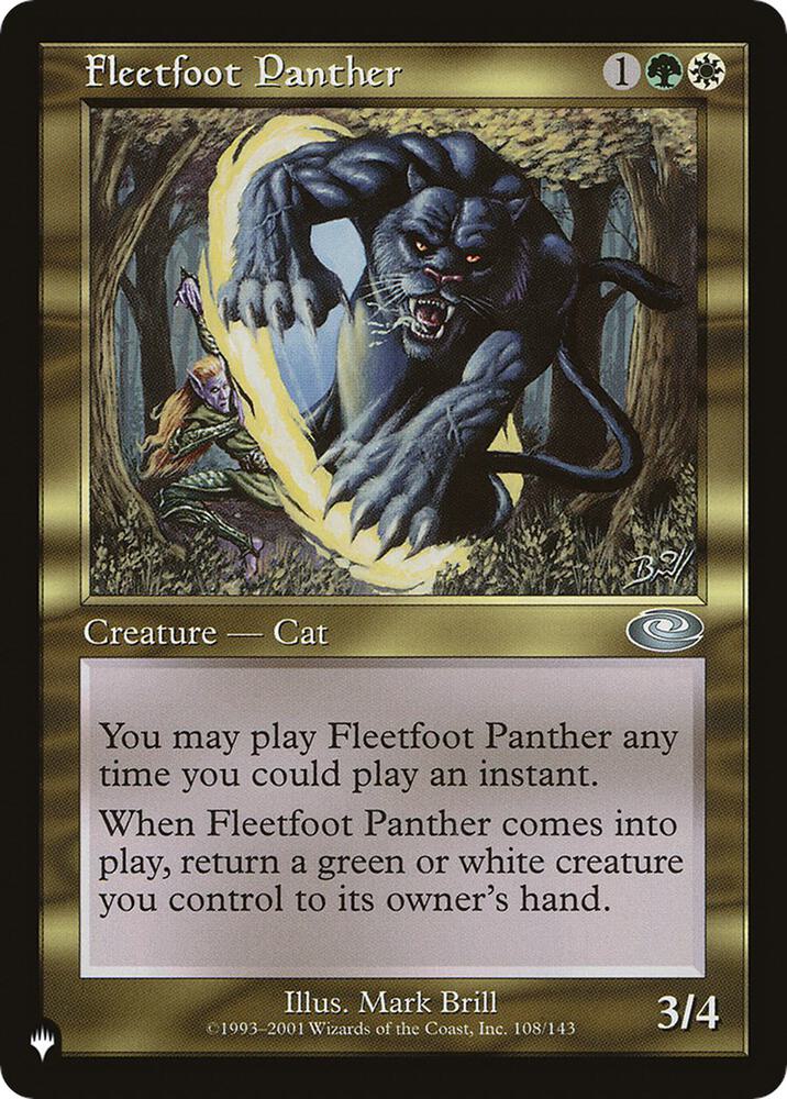 Fleetfoot Panther (108/143) (LIST)