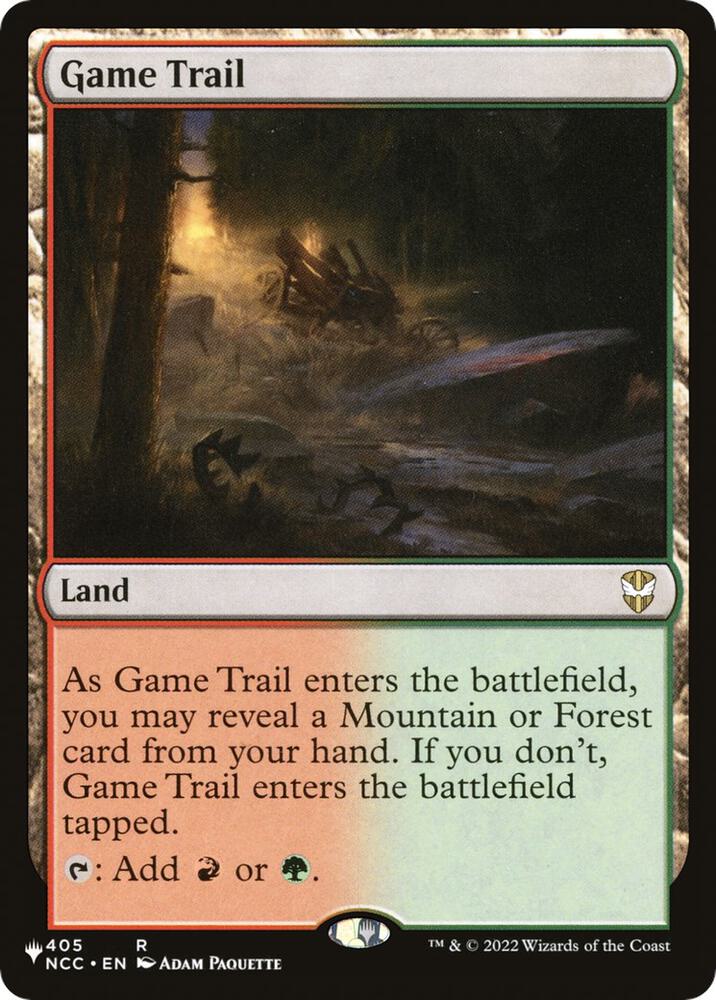 Game Trail (405/093) (LIST)