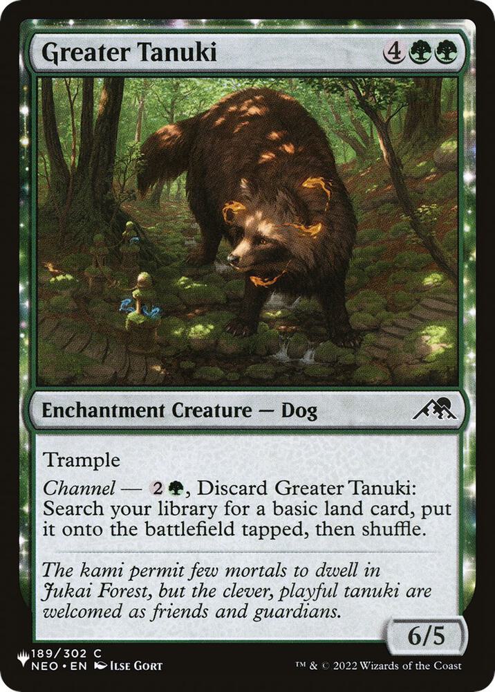 Greater Tanuki (189/302) (LIST)