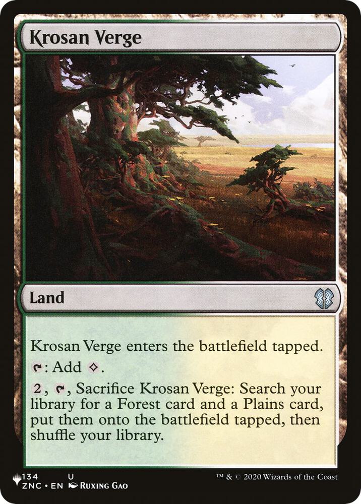 Krosan Verge (ZNC) (134) (LIST)