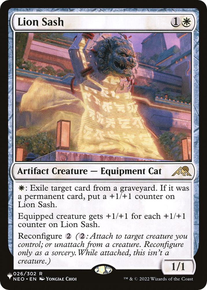 Lion Sash (026/302) (LIST)