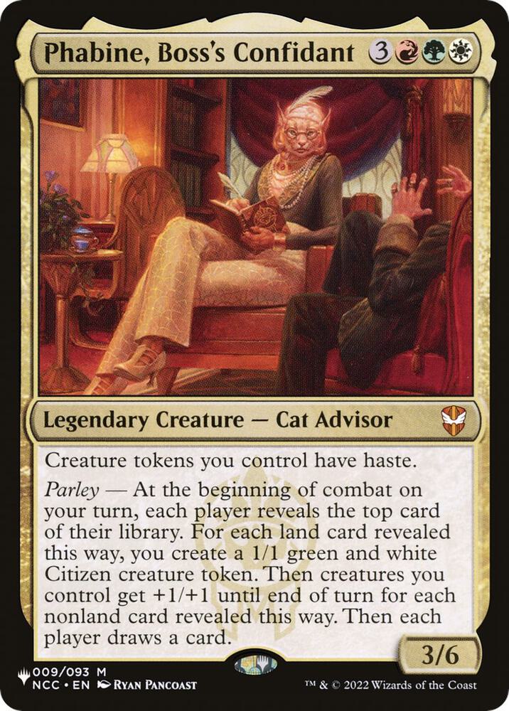 Phabine, Boss's Confidant (009/093) (LIST)