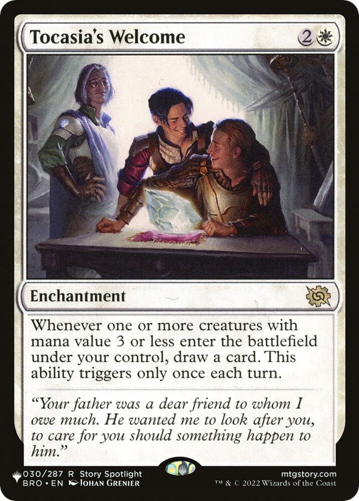 Tocasia's Welcome (030/012) (LIST)