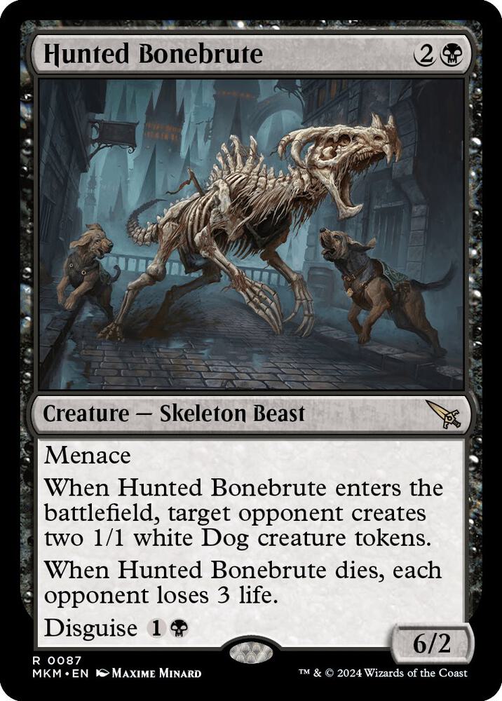 Hunted Bonebrute (87) (MKM)