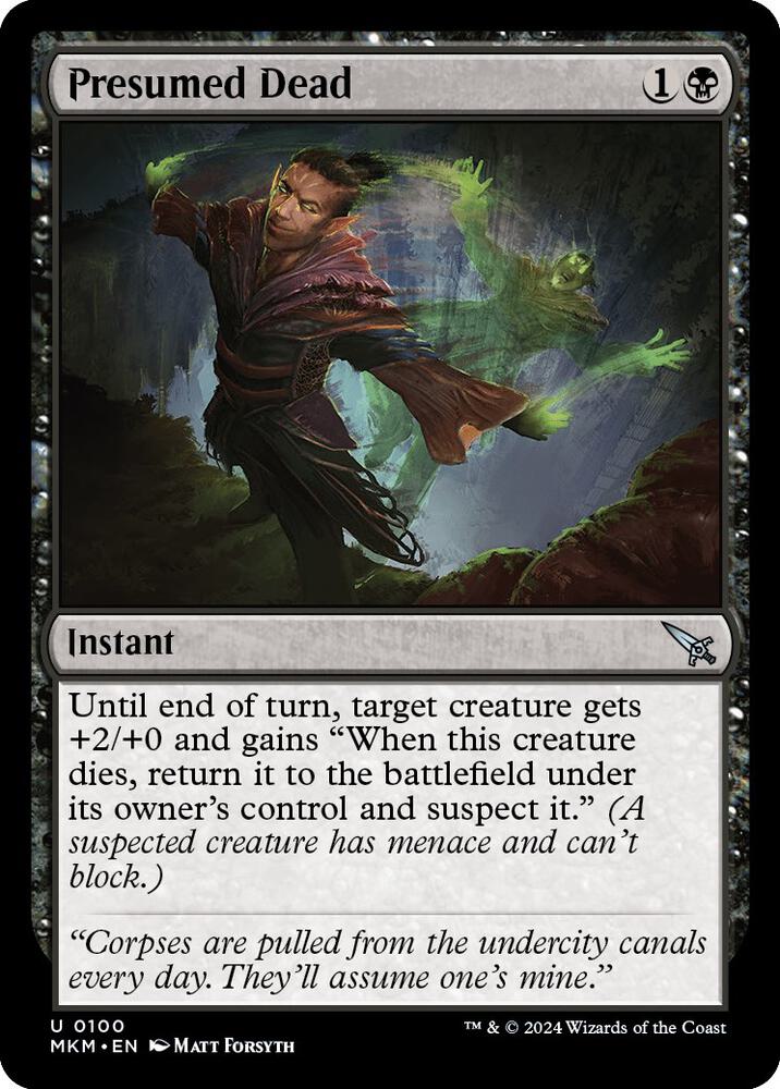 Presumed Dead (100) (MKM)