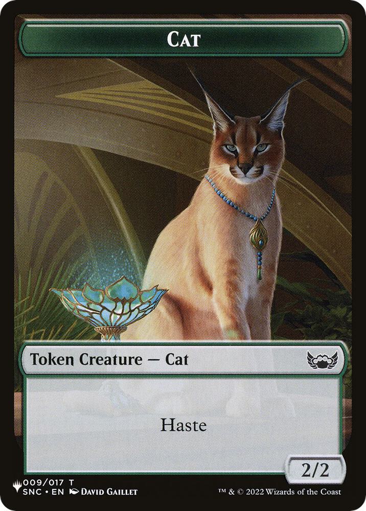 Cat (009) // Dog Double-Sided Token (9 // 10) (LIST)
