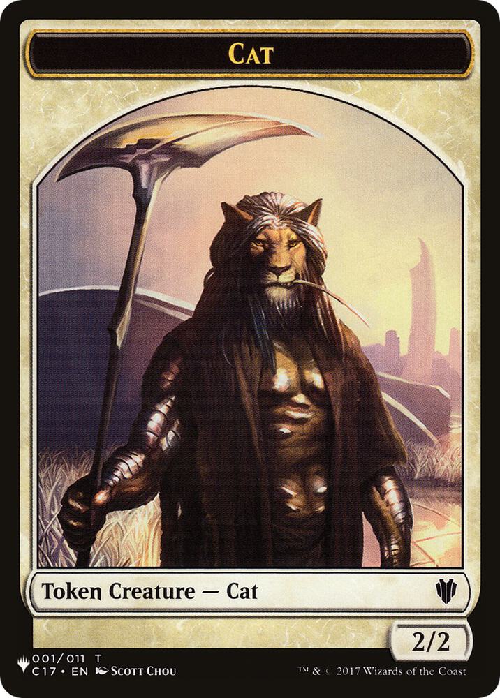 Cat (001) // Dog Double-Sided Token (1 // 10) (LIST)