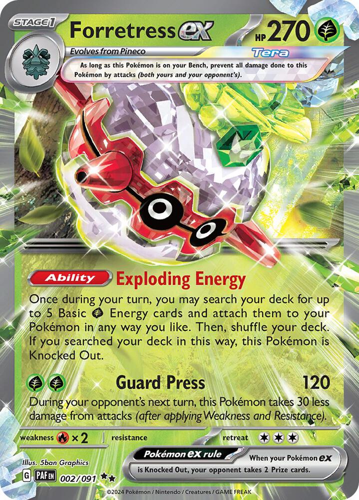 Forretress ex - 002/091 (002/091) (PAF)