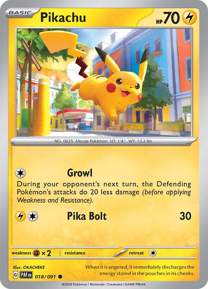 Pikachu - 018/091 (018/091) (PAF)