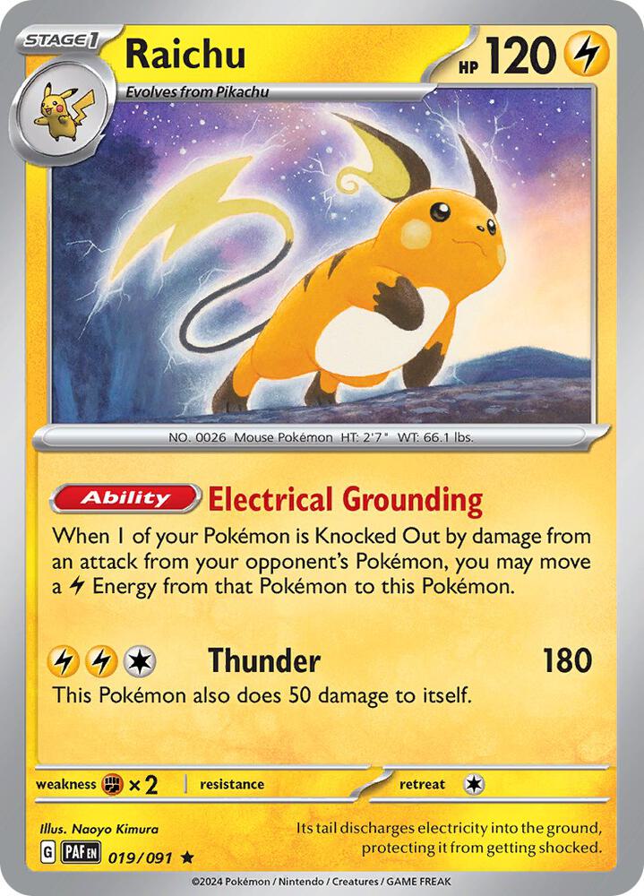 Raichu - 019/091 (019/091) (PAF)