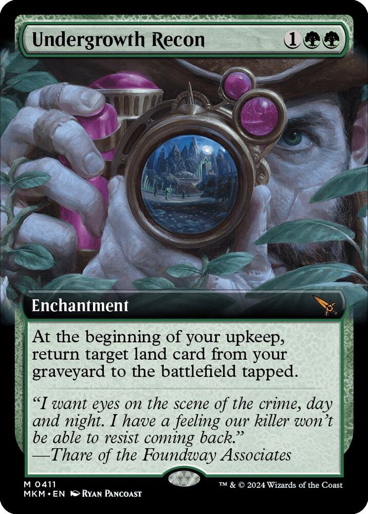 Undergrowth Recon (Extended Art) (411) (MKM)
