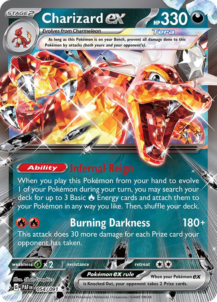 Charizard ex - 054/091 (054/091) (PAF)