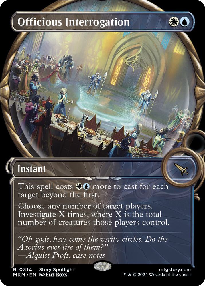 Officious Interrogation (Showcase) (314) (MKM)