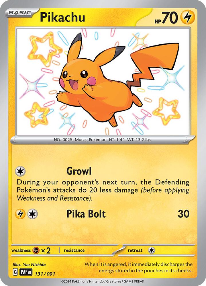 Pikachu - 131/091 (131/091) (PAF)